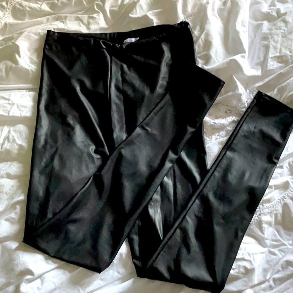 Nordstrom Junior Brand Vegan Leather Leggings